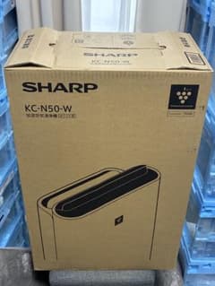 SHARP 空気清浄機 KC-N50-W - メルカリ