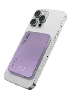 CHCCUL モバイルバッテリー マグセーフ 超薄型 5000mAh/薄型9mmのサムネイル