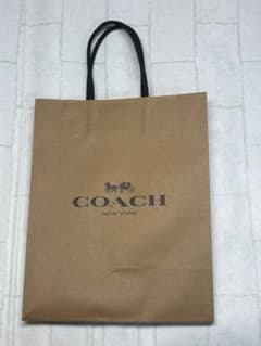 COACH ショップ袋 紙袋 ショッパーのサムネイル