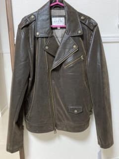新品　未使用　希少　ダブルライダースジャケット　スエードのサムネイル