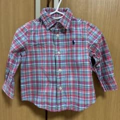 Ralph Lauren キッズ 長袖チェックシャツ 18Mのサムネイル