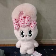 エスターバニー ハートギンガム超BIGぬいぐるみ ラブリー ピンク タグ付き