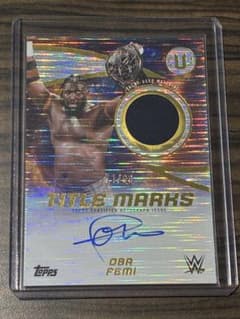 2025 topps WWE Oba Femi auto relic /99のサムネイル