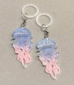 クラゲ めじるしアクセサリー チャーム 2個セット アンブレラマーカーのサムネイル