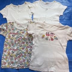 Disney 반소매 이너 4장 세트