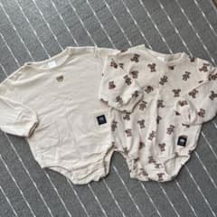 バースデイ フタフタ フタクマ ロンパース 80cmのサムネイル