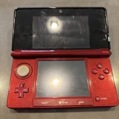 ニンテンドー3DS レッド 本体 DSトモダチコレクション 充電ケーブルのサムネイル
