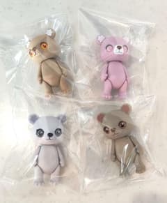 CAPSULE DOLL カプセルドール Vol.6 くま 4体セット ガチャ