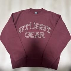 Stussy gear スウェット 赤のサムネイル