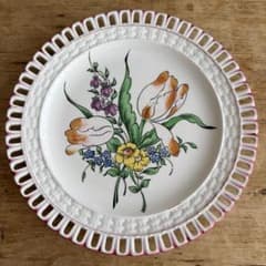 KG Luneville リュネビル パニエ ディナープレート チューリップ B KG Luneville リュネビル パニエプレート チューリップ 18センチB