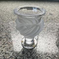 ☆ LALIQUE ラリック フラワーベース 花瓶 花器 ガラス 工芸品 格安