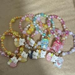 カラフルキャラクターブレスレットセットのサムネイル