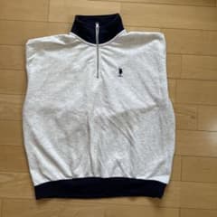 U.S. POLO ASSN. ハーフジップ スウェット Mのサムネイル