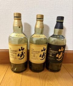 SUNTORY 山崎 18年 12年空瓶3本セット - メルカリ