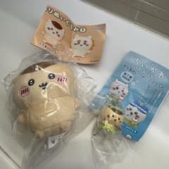 映画 ちいかわ たべものいっぱいマスコット おすわりぬいぐるみ くりまんじゅうのサムネイル