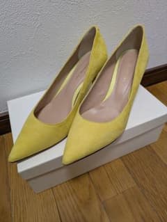 【再値下げしました！】TOMORROWLAND　パンプス　37　イエロー