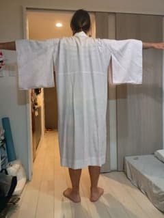 長襦袢 地紋入り 白系 和装 レトロ 上品のサムネイル