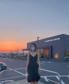 ZARA キャミワンピース ブラック フリルのサムネイル