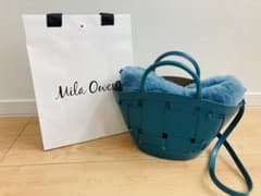 【美品】Mila Owen ミラオーウェン  ファーバッグのサムネイル