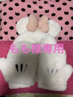 もも様専用ミニー もこもこ マフラー ディズニー ホワイトのサムネイル