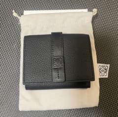 LOEWE 三つ折り財布 ブラック