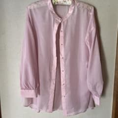 Te chichi TERRASSE シアーシャツ パールボタン ピンクのサムネイル