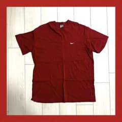 【y2k】　NIKE メンズ Tシャツ レッド XLサイズのサムネイル