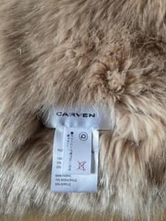 CARVEN フェイクファー ネックウォーマー ベージュ