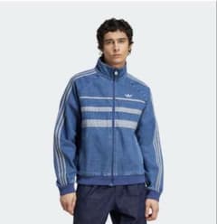 ADIDAS アディカラー ファーストブルー デニム トラックトップのサムネイル