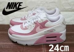 新品 24㎝ NIKE ナイキ エアマックス 90 LV8 厚底 ピンク - メルカリ