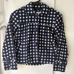 Joe Fresh ドット柄 長袖ジャケット ネイビーのサムネイル