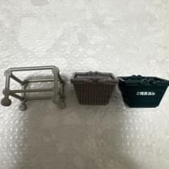 ミニチュア ショッピングカート 買い物かご セットのサムネイル