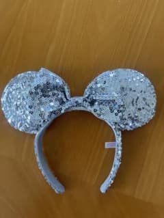 ミニー型シルバースパンコールカチューシャのサムネイル