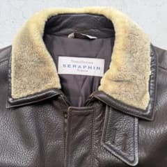 90's セラファン 極上ディアスキンカーコート フランス製 - メルカリ