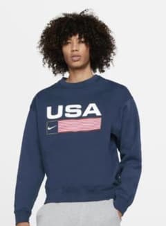 NIKE ナイキ Swoosh Stripe Crew USA スウェットシャツ - メルカリ