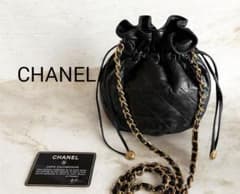 Baby 様♡CHANEL ラムスキン マトラッセ 巾着 チェーンバッグ - メルカリ
