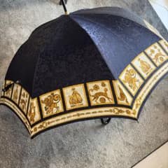 LANVIN ネイビーと金の長傘