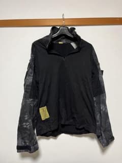 COAT TACTICAL GEAR コンバットシャツM ブラック タクティカルのサムネイル