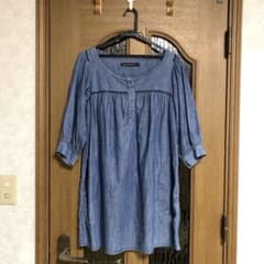 zara basic デニムチュニックのサムネイル