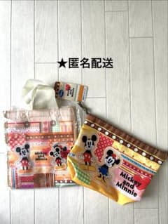 Disney 미키 & 미니 건착 봉투 도시락 봉지 보온 차가운 가방