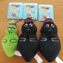 バーバパパもちもちボールチェーン付きぬいぐるみ ２点セット