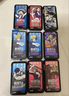 ミンティア ONE PIECE ワンピース　キャラクター　　空ケース 9個セットのサムネイル