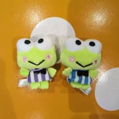 けろけろけろっぴ　カラフルストライプマスコット　2点セット