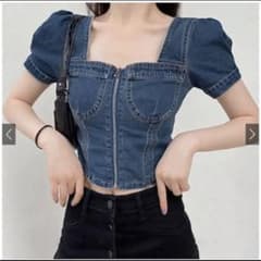 デニムショートトップスのサムネイル