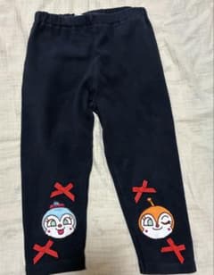ドキンちゃん コキンちゃん 10分丈パンツ　ネイビー　90cmのサムネイル