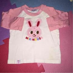 サイズ70・ミキハウスの長袖Tシャツのサムネイル
