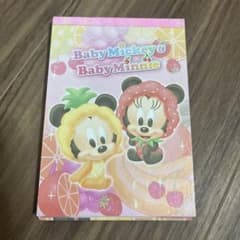 Baby Mickey & Baby Minnie 메모장 헤세이 레트로