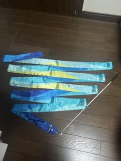 Chacott SASAKI新体操リボン 4点セット 6m コバルトブルーのサムネイル