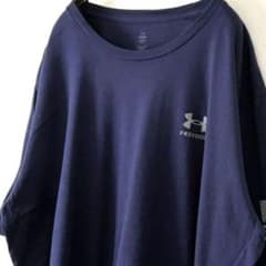 アンダーアーマー フリーダム アメリカ Tシャツ XL ネイビー 紺色 古着