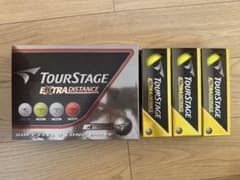 TOURSTAGE EXTRA DISTANCE ゴルフボール12個＋3スリーブのサムネイル